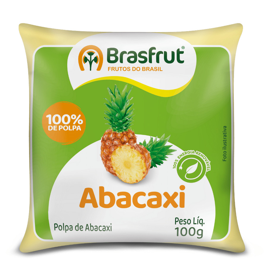 Polpa de abacaxi com hortelã — Brasfrut