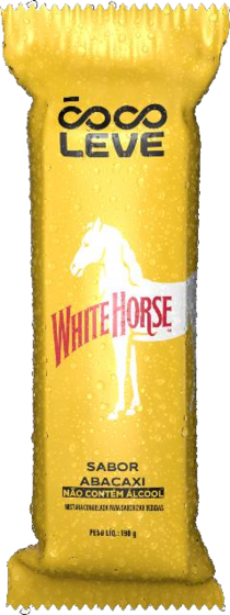 Gelado sabor abacaxi White Horse — Coco Leve