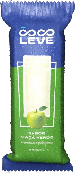 Gelado sabor maçã-verde — Coco Leve