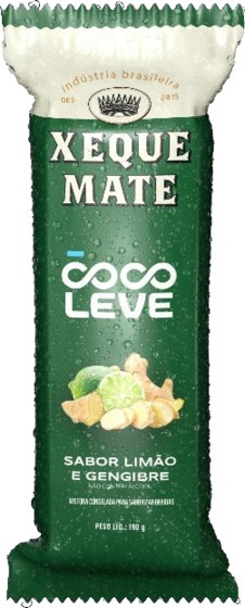 Gelado Xeque Mate — limão e gengibre — Coco Leve
