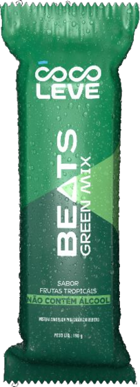 Gelado Beats Green Mix — frutas tropicais — Coco Leve