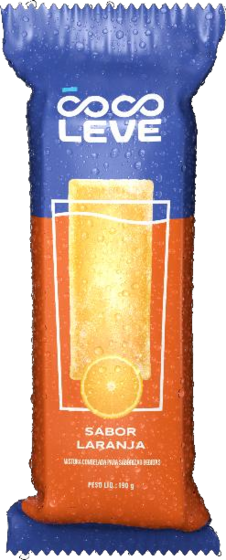 Gelado sabor laranja — Coco Leve