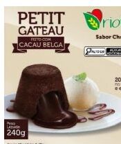 Petit gâteau chocolate Riofrut — Sobremesas